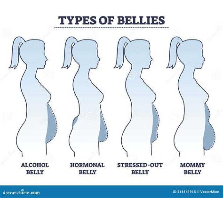 What causes abdominal fat?