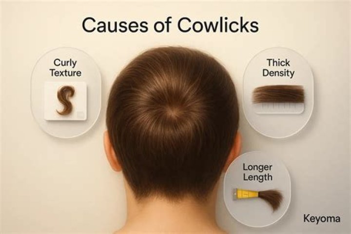 What causes Cowlicks to form in hair?