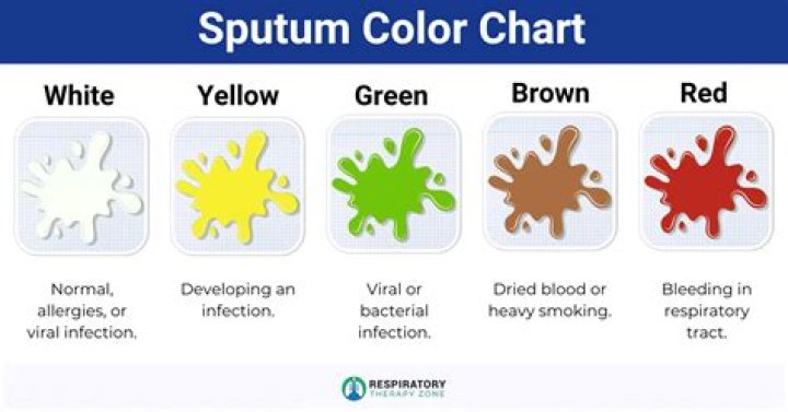 What color is sputum with pneumonia?