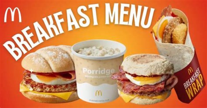 What does a McDonalds breakfast meal include?