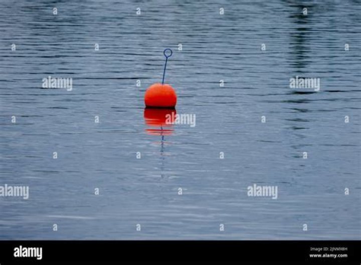What does a red buoy mean in the water?