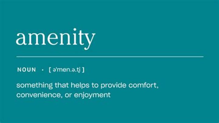 What does amenity area mean?