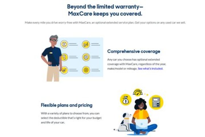 What does MaxCare warranty cover?