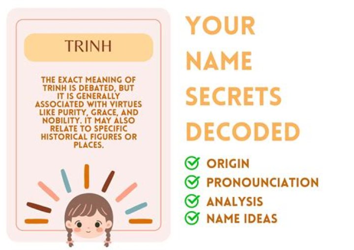 What does the Vietnamese name Trinh mean?