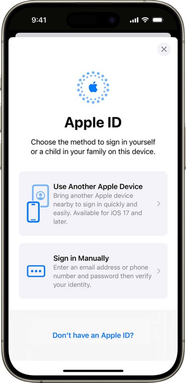 What information does Apple ID hold?
