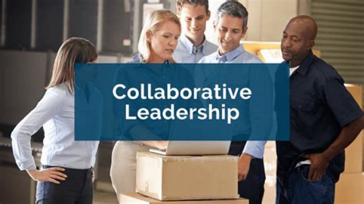 What is a collaborative leadership style?