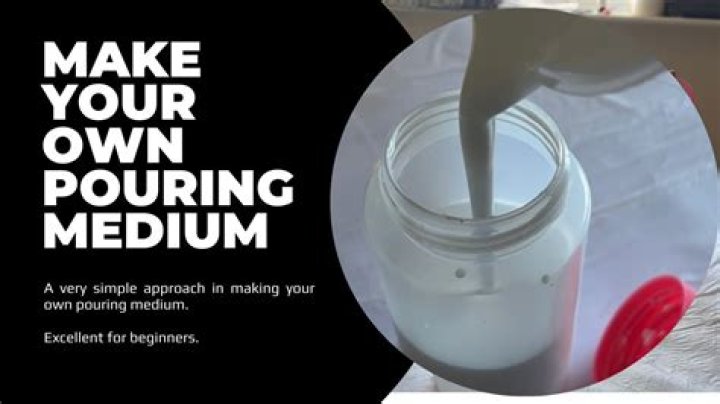 What is a pouring medium?