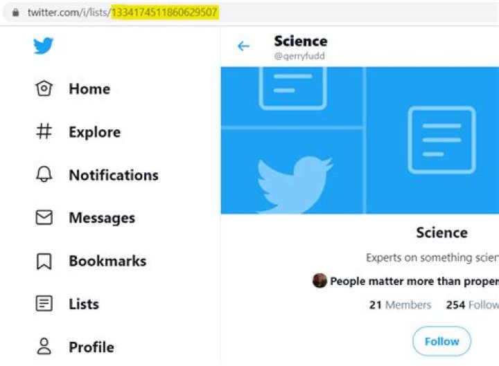 What is a twitter identifier?