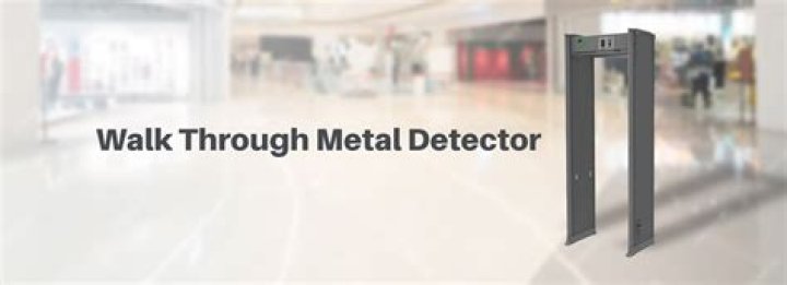 What is a walk through metal detector?