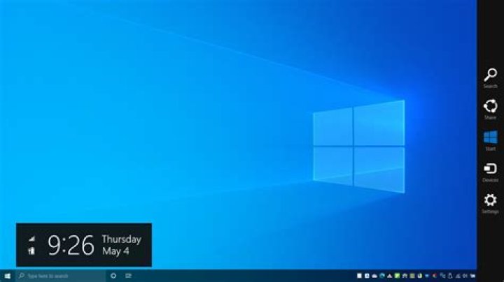 What is charms bar Windows 10?