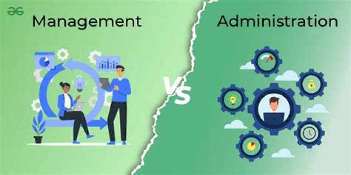 What is meant by administration in management?