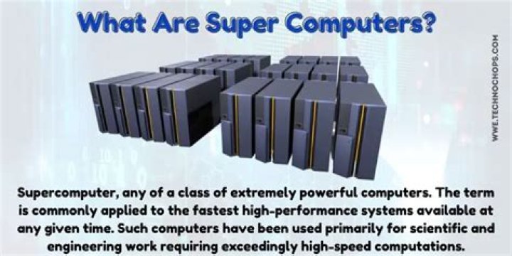 What is the advantage of supercomputer?
