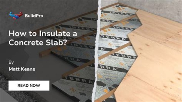 What is the best way to insulate a concrete floor?
