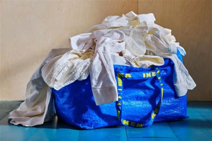 What is the IKEA blue bag material?
