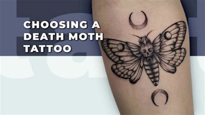What is the meaning of a death moth tattoo?