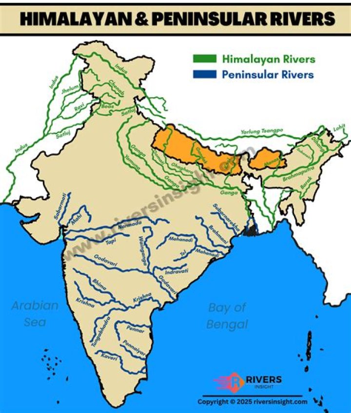 What is the source of peninsular rivers?