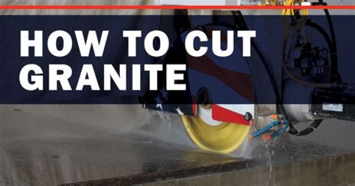 What kind of blade do you use to cut granite?