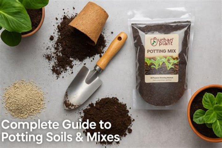 What mixes with potting soil?