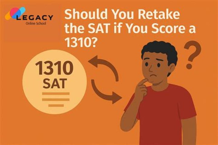 What percentile is 1310 on the SAT?