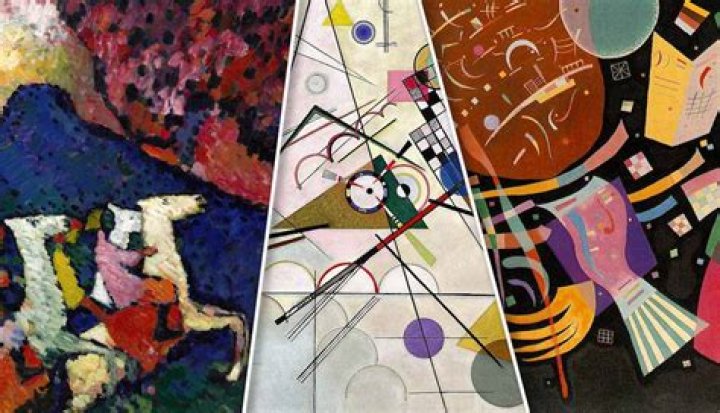 What type of paint did Wassily Kandinsky use?