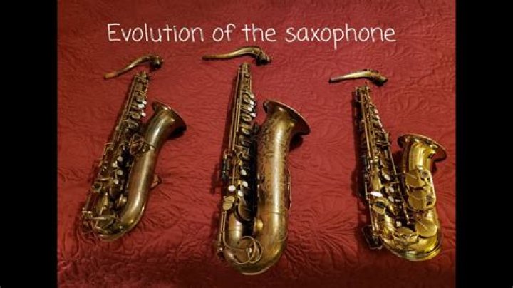 What was the first saxophone made out of?