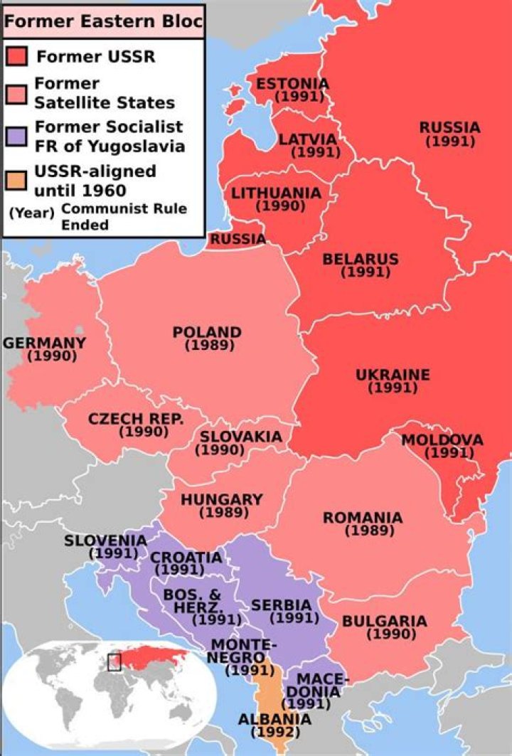 What was the population of the Soviet Union in 1945?