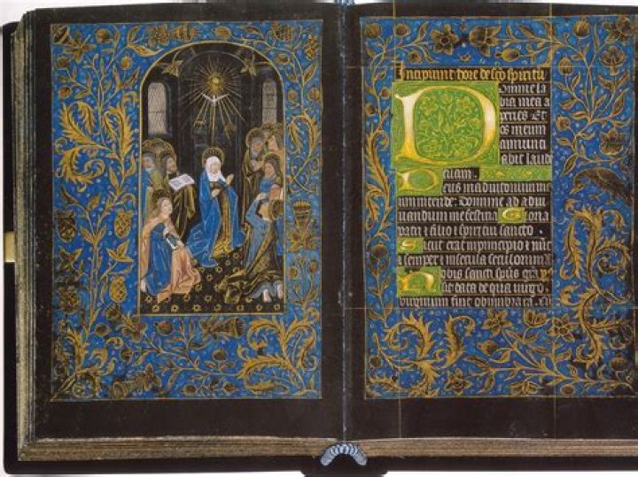 What was the principal material used for manuscripts in the Middle Ages?