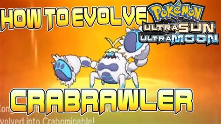 Where do you evolve Crabrawler?