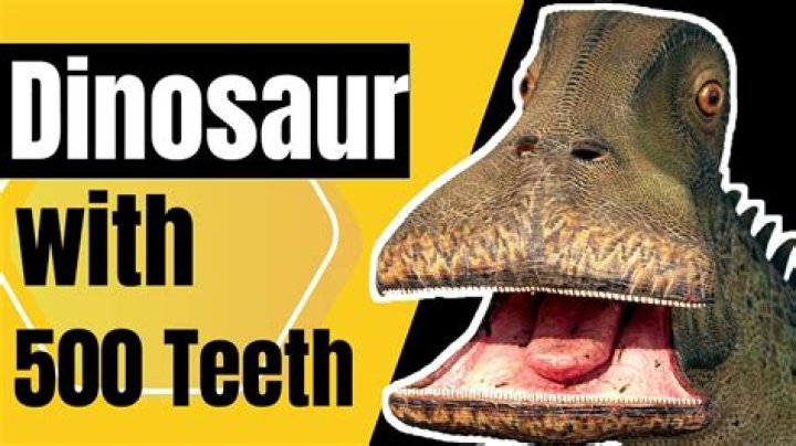 Which dinosaur has the largest teeth?