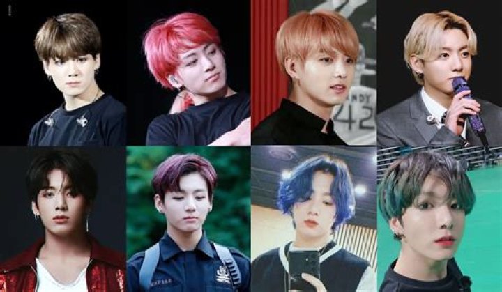 Who dyes their hair the most in BTS?