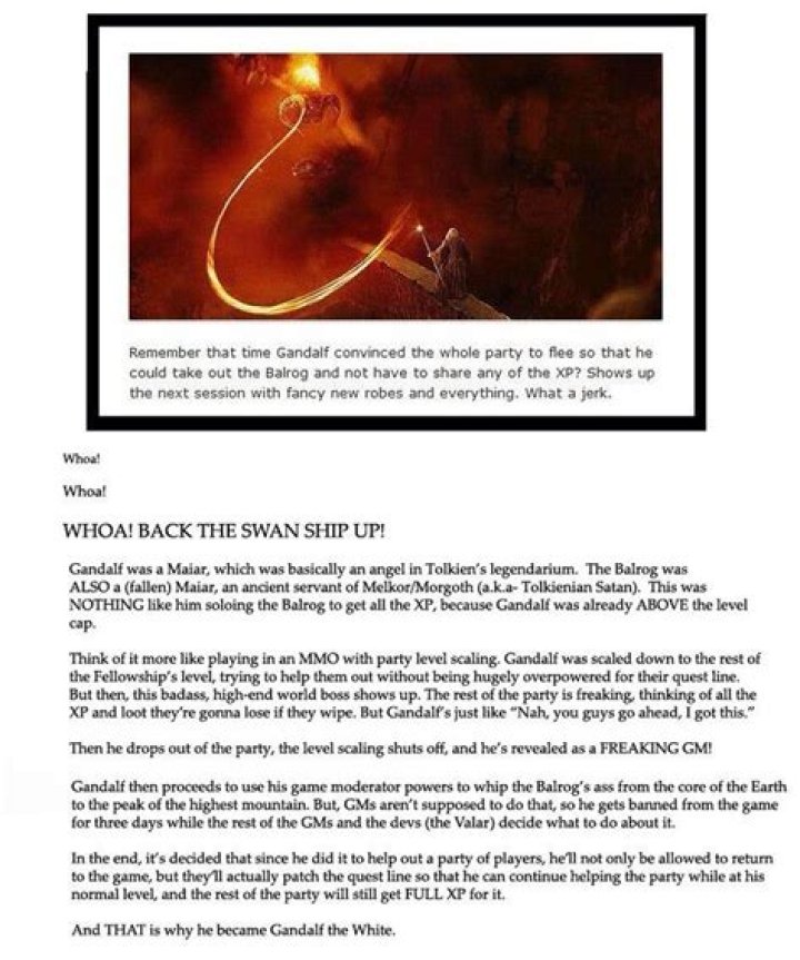 Who sent Gandalf back?