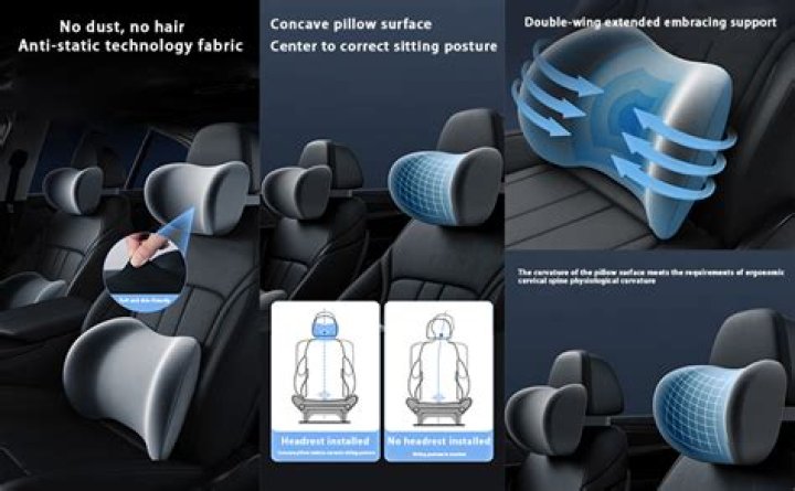 Why do headrests push your head forward?