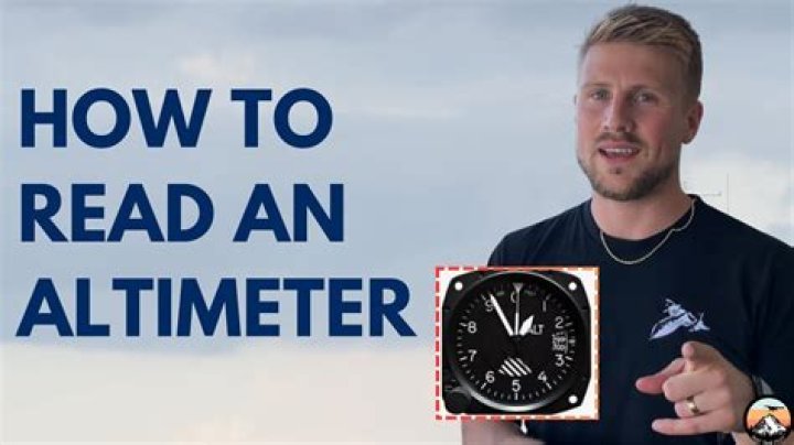 Why do you set the altimeter?