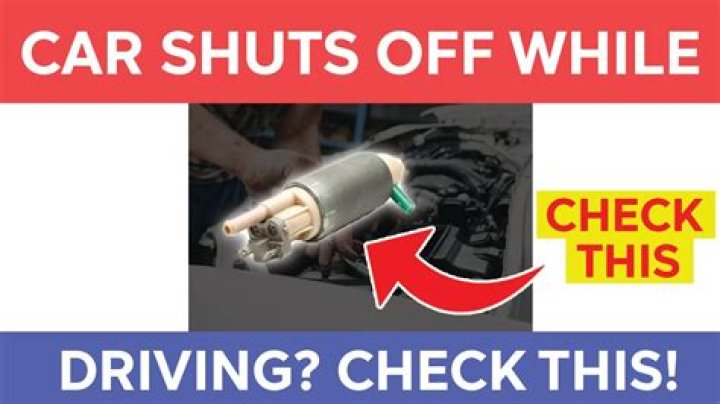 Why would a car shut off while stopped?